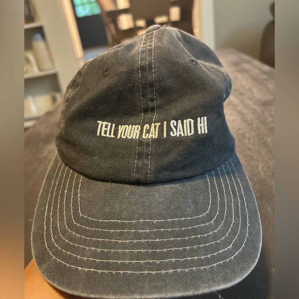 Tell Your Cat I Said Hi Strapback Hat